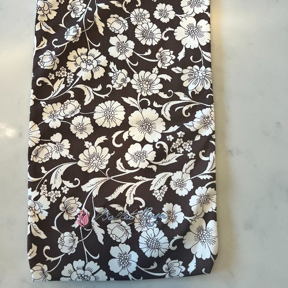 Drawstring Fabric Bag - floral pattern - Picture 3 of 3